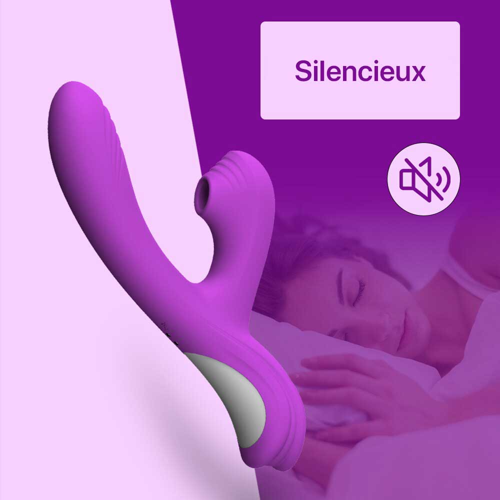 vibromasseur clitoridien et vaginal silencieux  | lovatoy.fr
