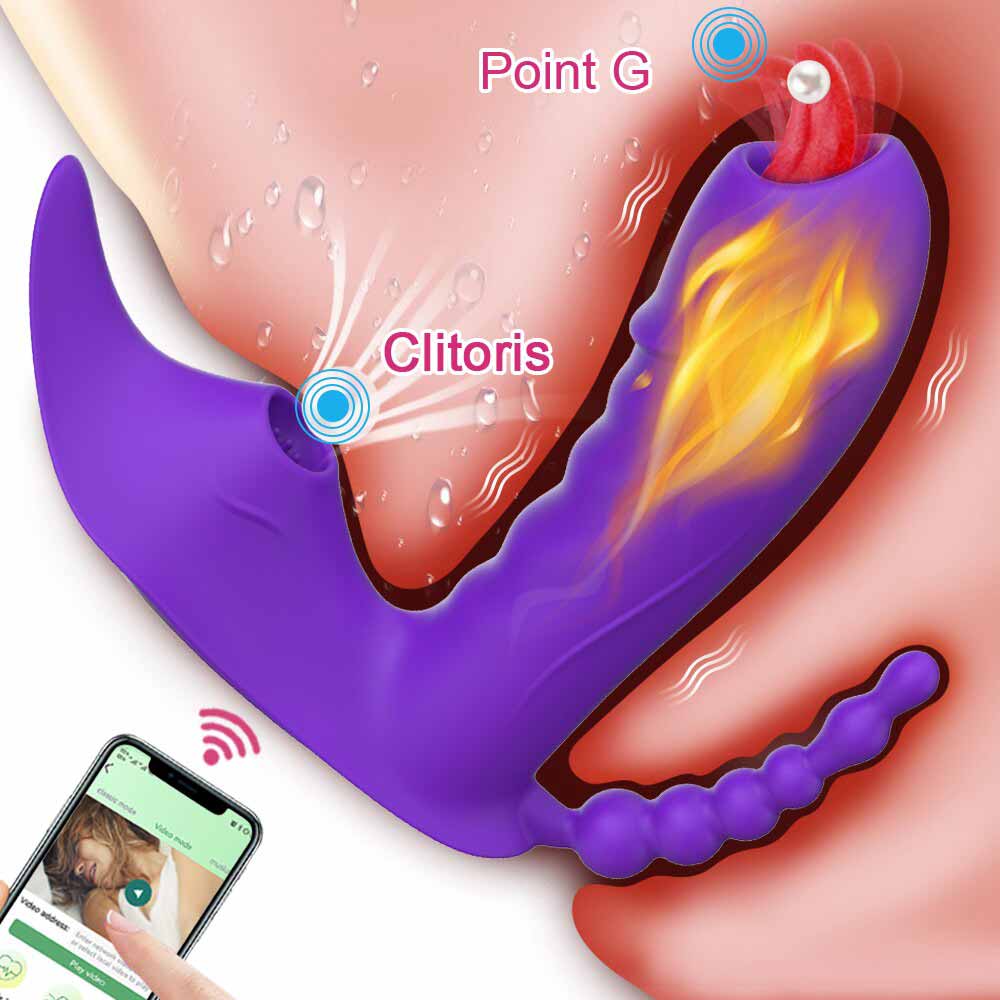 Aperçu des zones stimulées par le vibromasseur clitimulateur de clitoris  | lovatoy.fr