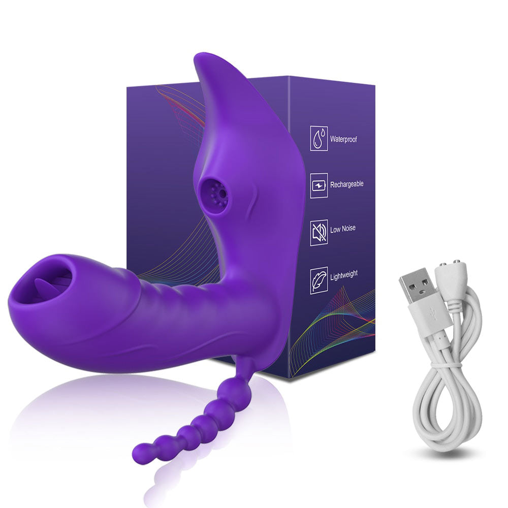 Vibromasseure clitoris pas cher violet | lovatoy.fr