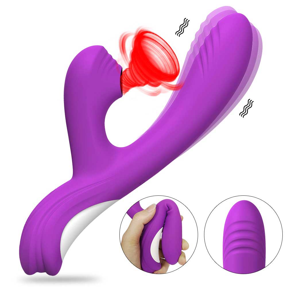 Vibromasseur violet en marche et flexible pas cher  | lovatoy.fr 