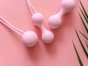 lot de trois boules de geisha rose silicone lovatoy