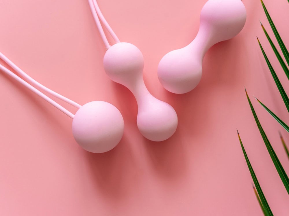 lot de trois boules de geisha rose silicone lovatoy