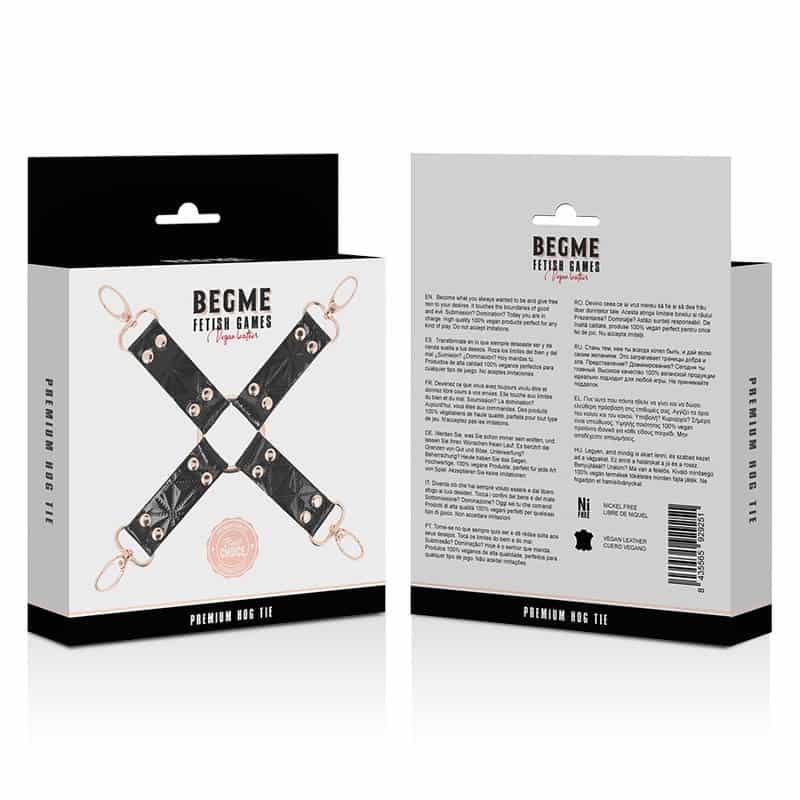 BEGME - BLACK EDITION CRAVATE EN CUIR VEGAN – Image 5