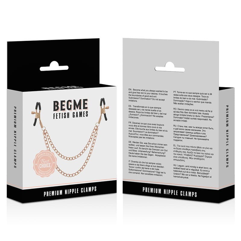 BEGME - BLACK EDITION PREMIUM PINCES À TÉTONS AVEC CHAÎNE – Image 4