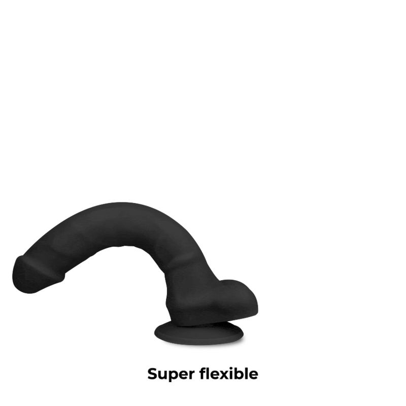 COCK MILLER - HARNAIS + SILICONE DENSITÉ ARTICULABLE COCKSIL NOIR 18 CM – Image 4