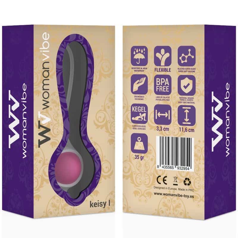 WOMANVIBE - KEISY I BALL GEISHA SILICONE - ROSE – Image 4
