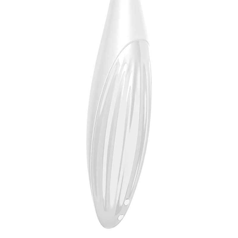 SATISFYER - VIBRATEUR POINTE DE CLIT TWIRLING JOY BLANC – Image 3