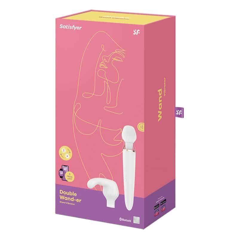 SATISFYER - APPLICATION DOUBLE WANDER BLANCHE – Image 5