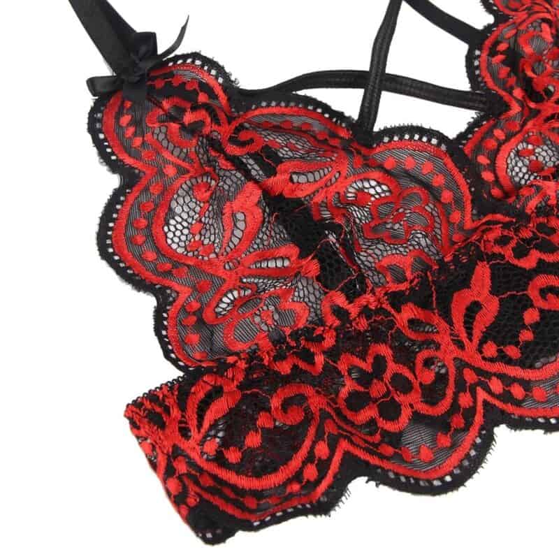 SUBBLIME - SET DOS PIEZAS TOP Y PANTIES ENCAJE S/M – Image 4