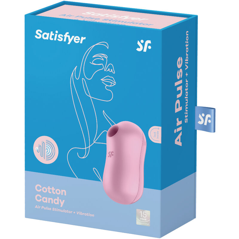 SATISFYER - COTTON CANDY ESTIMULADOR Y VIBRADOR LILA – Image 3