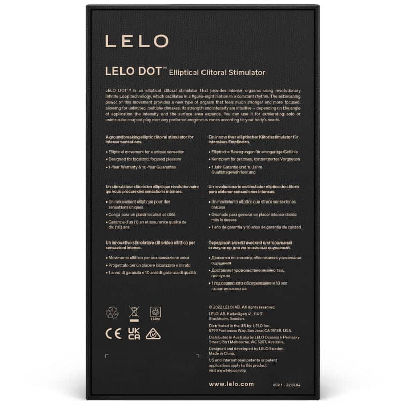 LELO - STIMULATEUR DE CLITORIS DOT - ROSE – Image 4