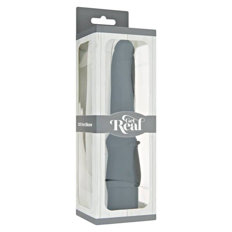 GET REAL - VIBRATEUR LISSE CLASSIQUE NOIR – Image 3