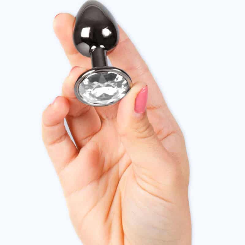 SECRETPLAY - PLUG ANAL EN GUNMETAL PETITE TAILLE 7 CM – Image 3