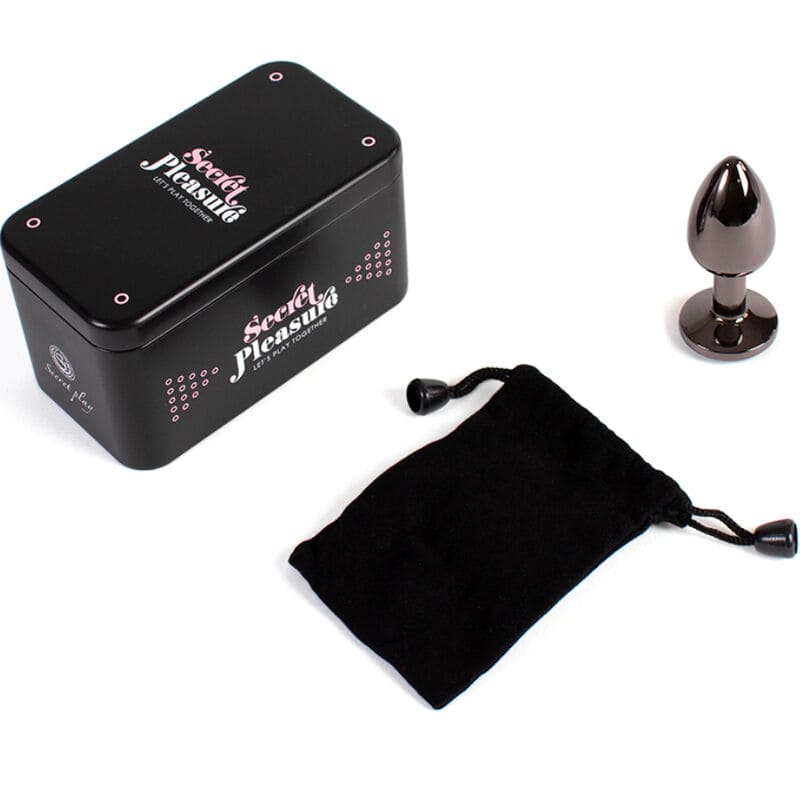 SECRETPLAY - PLUG ANAL EN GUNMETAL PETITE TAILLE 7 CM – Image 4