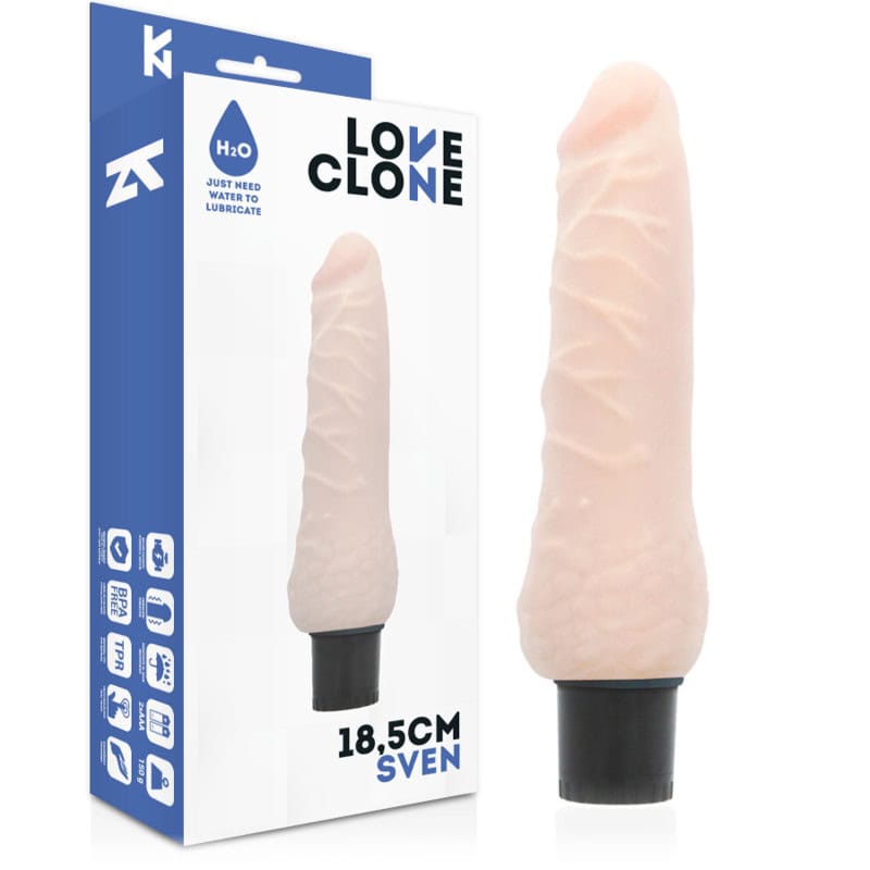 LOVECLONE - VIBRATEUR AUTOLUBRIFIANT SVEN 18.5 CM -O- 3.3 CM – Image 2