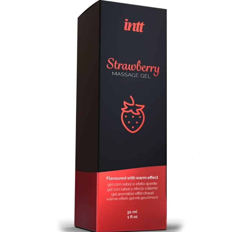 INTT MASSAGE ORAL SEX - GEL DE MASSAGE EFFET CHAUD SAVEUR FRAISE – Image 3