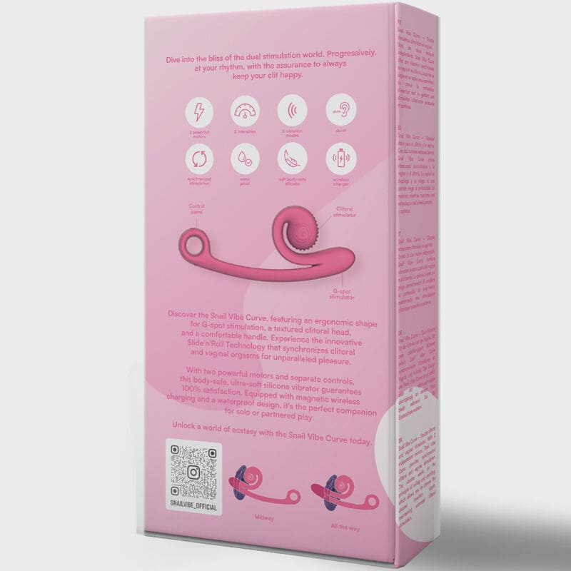 SNAIL VIBE - CURVE VIBRADOR NARANJA – Image 5
