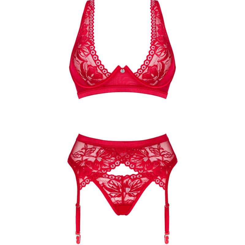LACELOVE SET TRES PIEZAS ROJO XS/S – Image 5