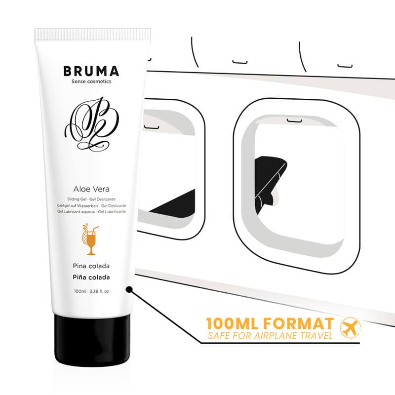 BRUMA - GEL GLISSANT À LALOE VERA SAVEUR PINA COLADA 100 ML – Image 3