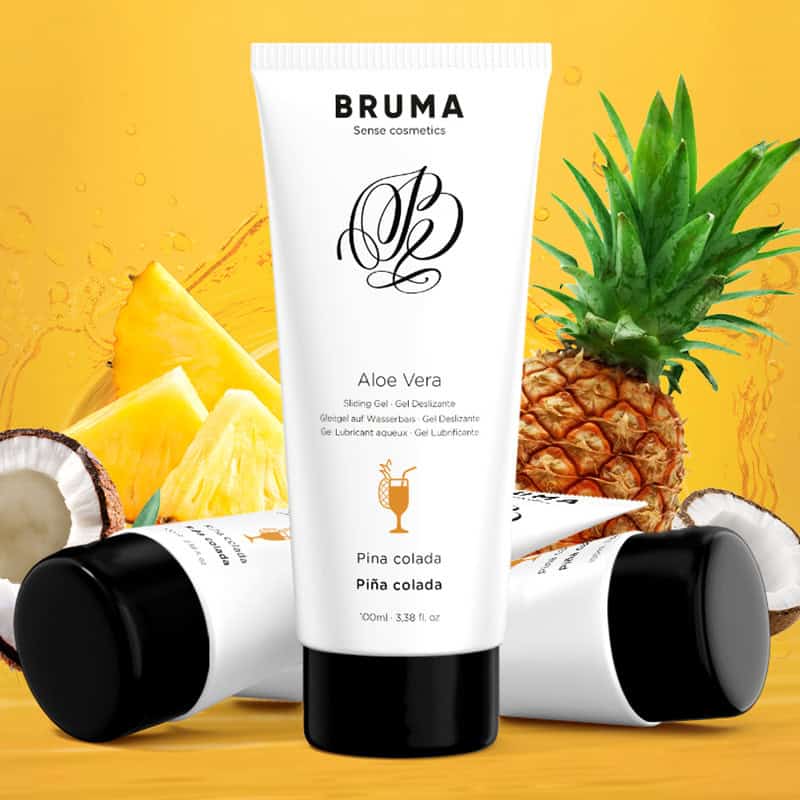 BRUMA - GEL GLISSANT À LALOE VERA SAVEUR PINA COLADA 100 ML – Image 5