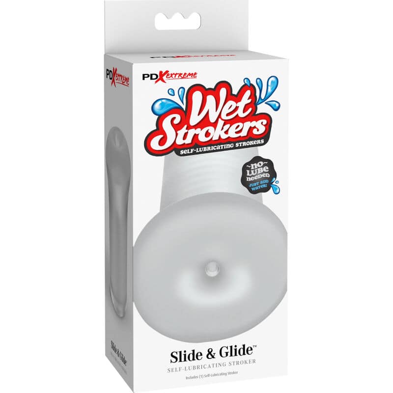 FETISH FANTASY EXTREME - MASTURBADEUR MÂLE EN SILICONE TRANSPARENT SLIDE GLIDE – Image 4