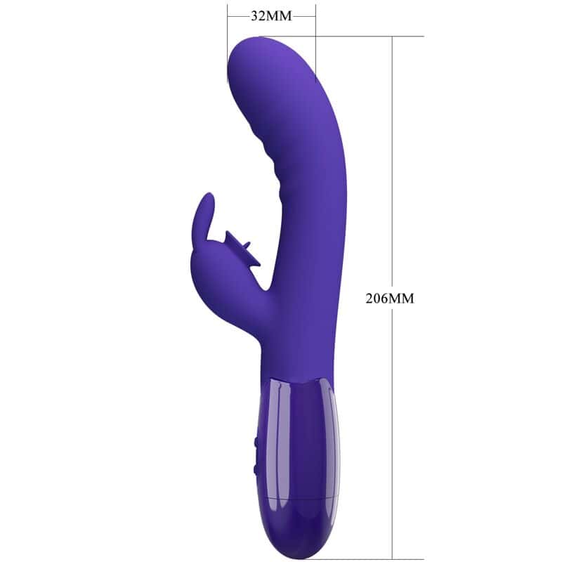 PRETTY LOVE - VIBRATEUR CERBERUS YOUTH LAPIN VIOLET – Image 5