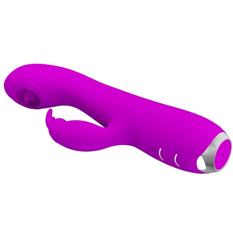 PRETTY LOVE - VIBRATEUR RECHARGEABLE RACHEL AVEC VENTOUSE VIOLETTE – Image 3