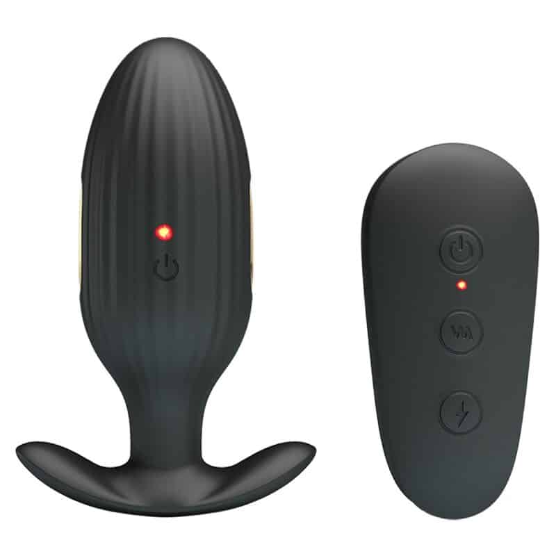 PRETTY LOVE - VIBRATEUR ANAL RECHARGEABLE KELLY PLUG NOIR – Image 5