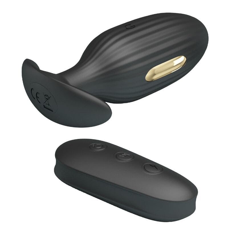 PRETTY LOVE - VIBRATEUR ANAL RECHARGEABLE KELLY PLUG NOIR – Image 3
