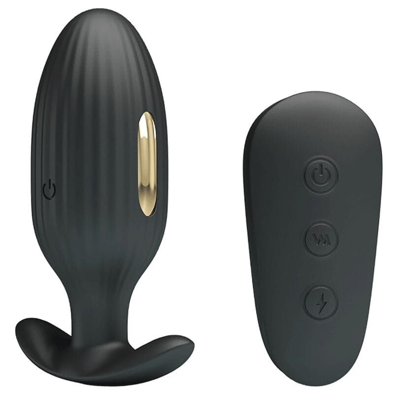 PRETTY LOVE - VIBRATEUR ANAL RECHARGEABLE KELLY PLUG NOIR – Image 2
