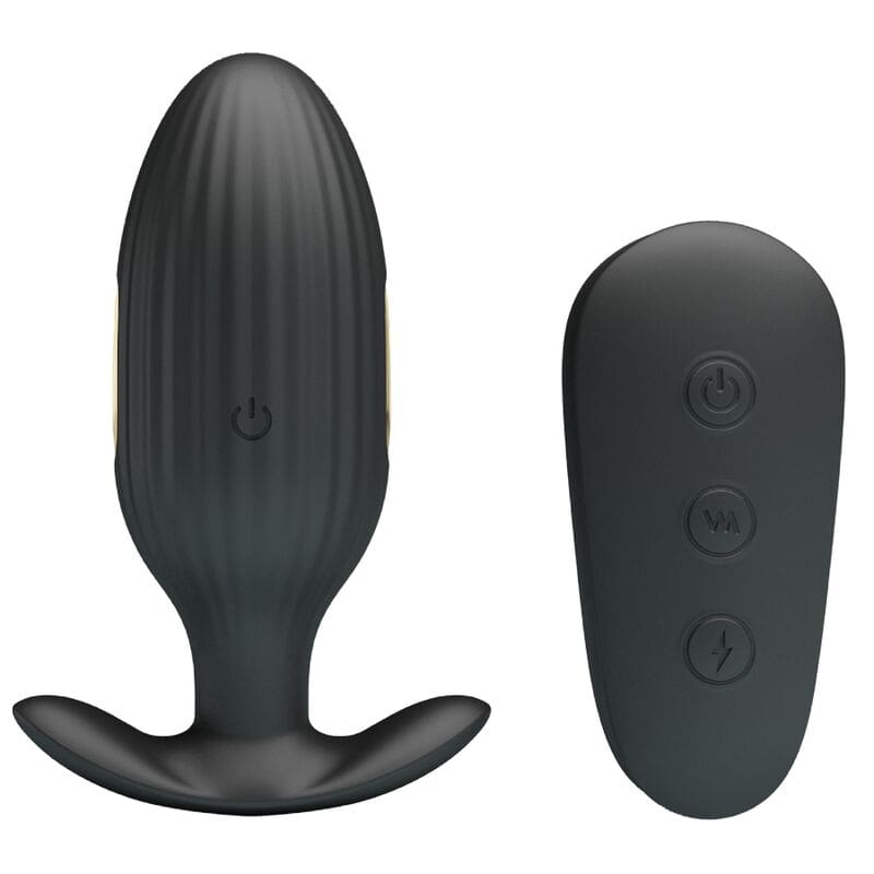 PRETTY LOVE - VIBRATEUR ANAL RECHARGEABLE KELLY PLUG NOIR – Image 4