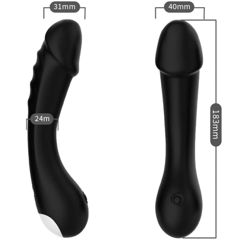 ARMONY - GODE VIBRATEUR POINT G SILICONE NOIR – Image 3