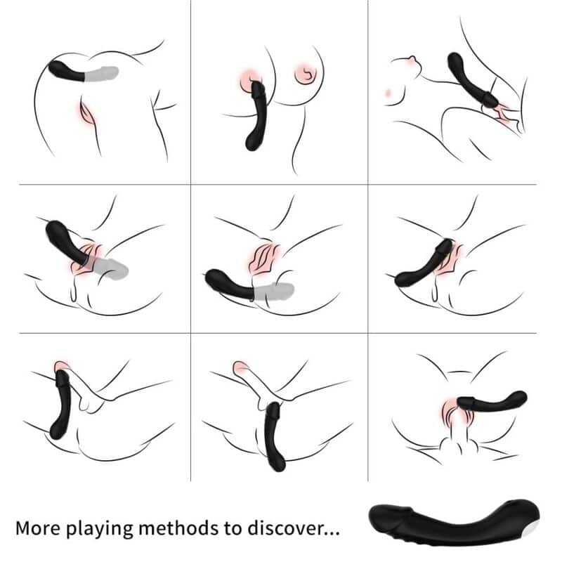 ARMONY - GODE VIBRATEUR POINT G SILICONE NOIR – Image 2