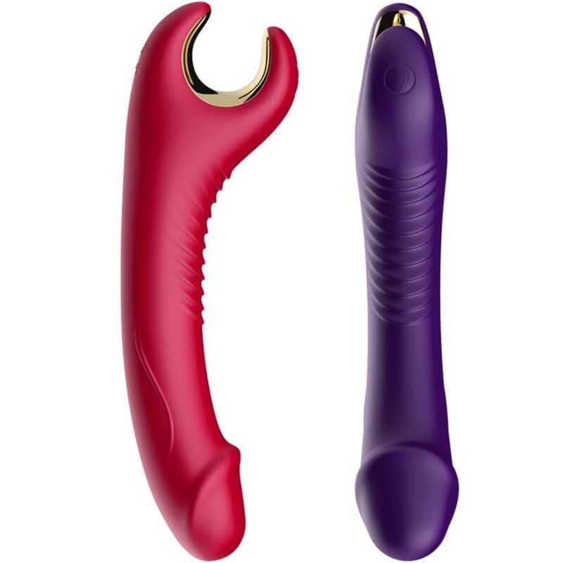 ARMONY - VIBRATEUR ROTATEUR PRINCE DILDO ROUGE – Image 4