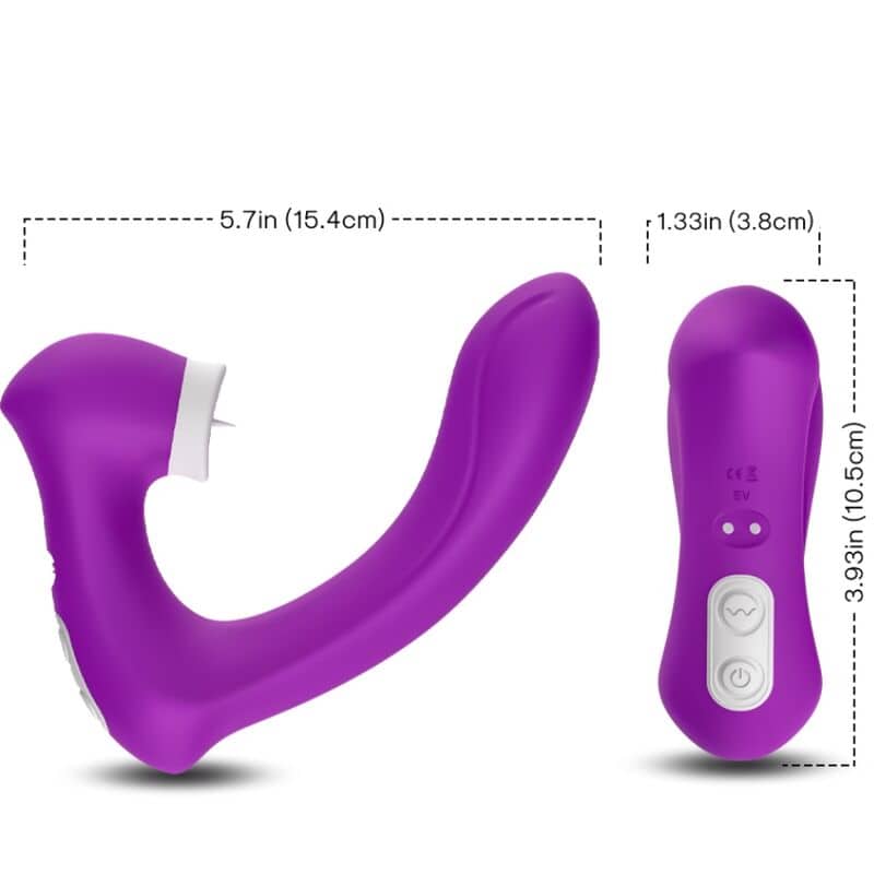 ARMONY - SECRETKISS LICKING VIBRANT CLITO VIBRATEUR COURBE VIOLET – Image 3