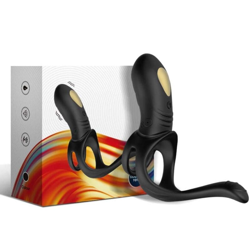 ARMONY - VIBRATEUR JUMPER RING POUR COUPLES PLUG ANAL NOIR – Image 3