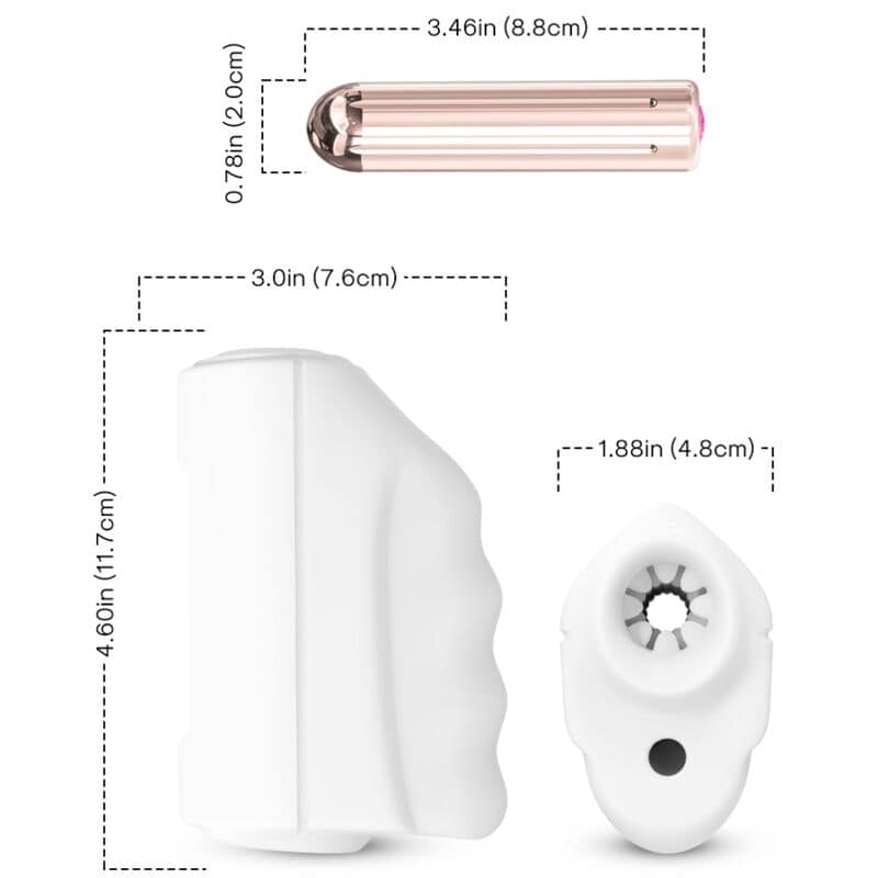 ARMONY - MASTER MASTURBATEUR VIBRATEUR BLANC – Image 3