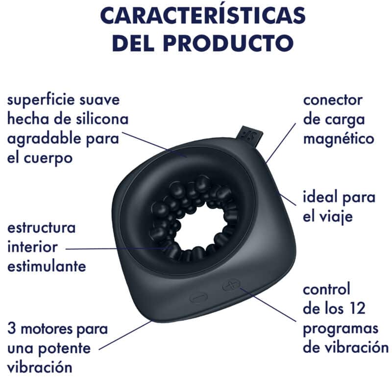 SATISFYER - RING STROKER MASTURBATEUR VIBRATEUR – Image 5