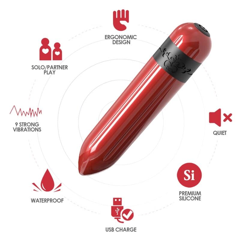 ARMONY - ROCKET VIBRATEUR BULLET TÉLÉCOMMANDE FUCHSIA – Image 3
