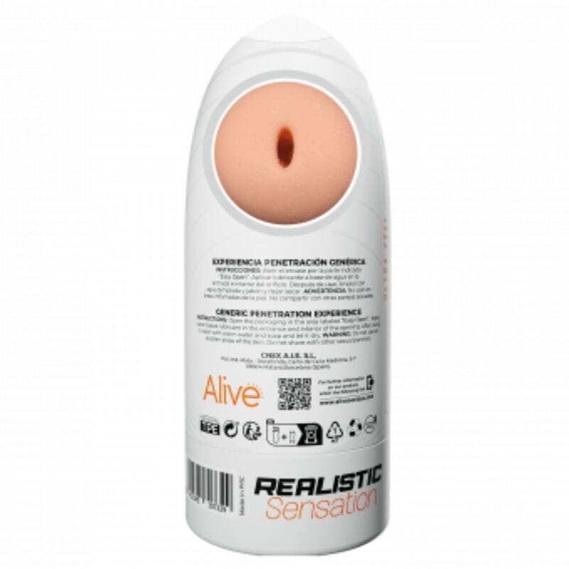 ALIVE - MASTURBADEUR MÂLE FLEX GÉNÉRIQUE TAILLE M – Image 3