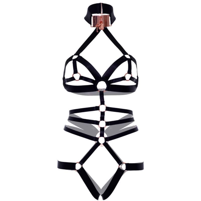 LEG AVENUE - HARNAIS DE CORPS ÉLASTIQUE SANS CROTCHLES – Image 5