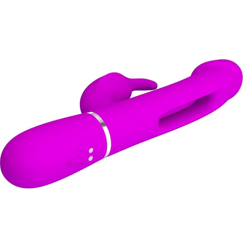 PRETTY LOVE - VIBRATEUR DEJON RABBIT 3 EN 1 MULTIFONCTION FUCSIA – Image 4