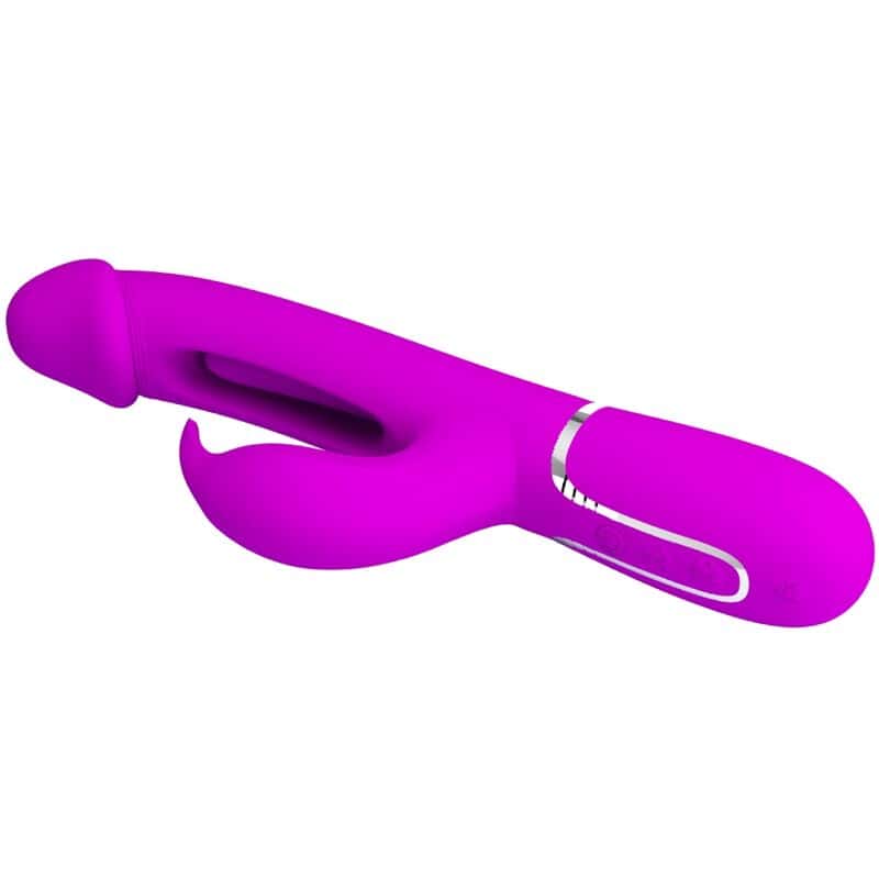 PRETTY LOVE - VIBRATEUR DEJON RABBIT 3 EN 1 MULTIFONCTION FUCSIA – Image 5