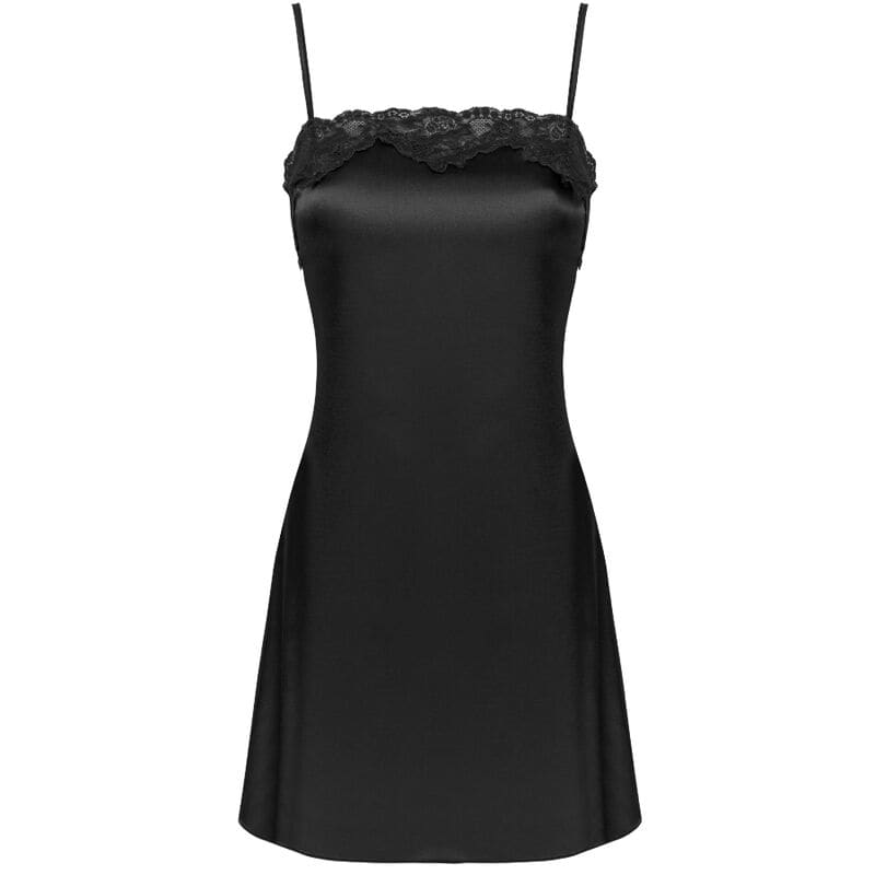 JACQUELINE LC 90249 BATA + CAMISA + PANTY NEGRO S/M – Image 5