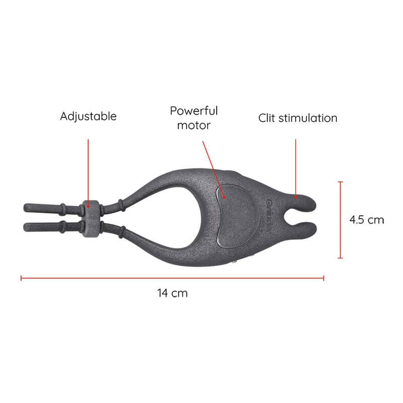 ONINDER - ANNEAU VIBRATEUR RÉGLABLE RECHARGEABLE PAMPA AVEC STIMULATEUR DE CLITORIS 10 VITESSES - APPLICATION GRATUITE – Image 5