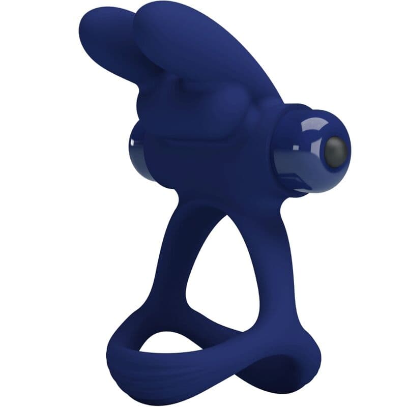 PRETTY LOVE - FRANCISCO DOUBLE ANNEAU VIBRANT LAPIN BLEU – Image 3