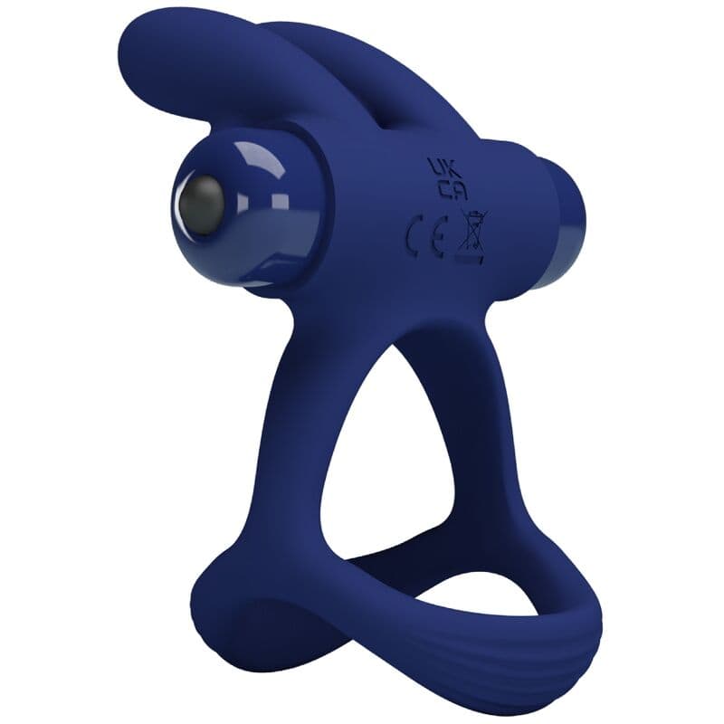 PRETTY LOVE - FRANCISCO DOUBLE ANNEAU VIBRANT LAPIN BLEU – Image 4