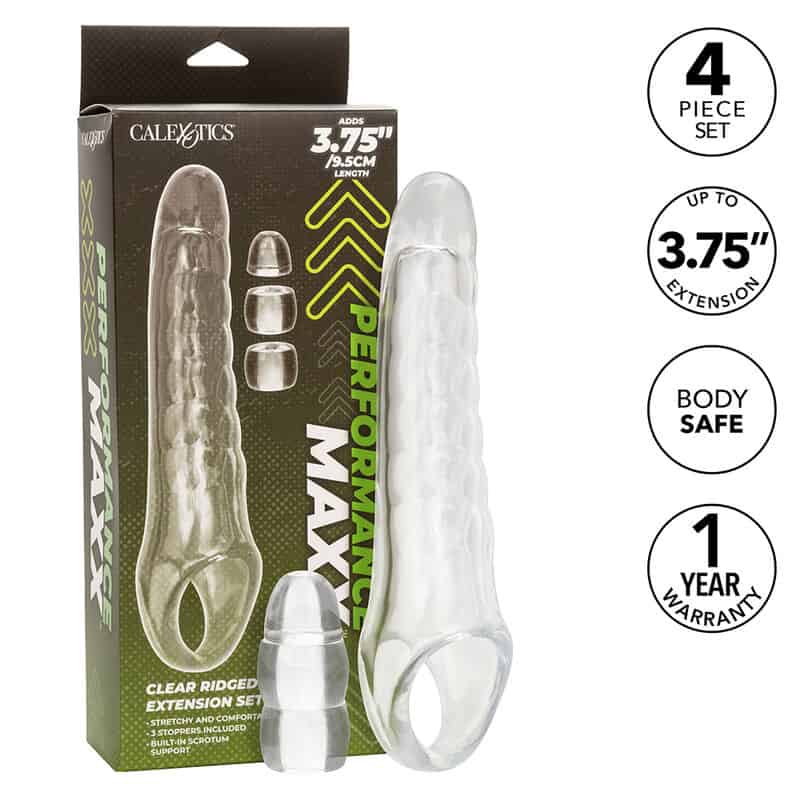 CALEXOTICS - MAXX EXTENSEUR DE PÉNIS RÉGLABLE TRANSPARENT – Image 2