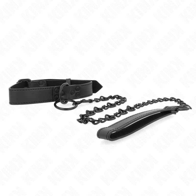 KINK - COLLIER AVEC LAISSE FONCÉE 65 CM AJUSTABLE 37-54 CM X 3 CM – Image 4