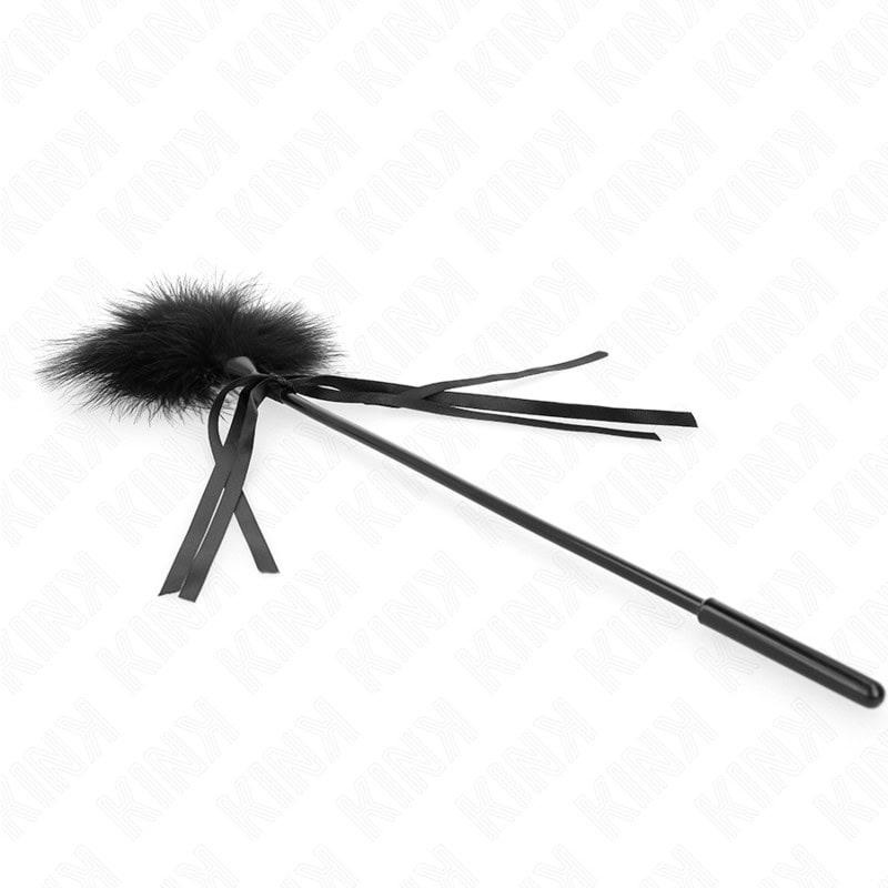 KINK - PLUMES CHACOUILLÉES AVEC NŒUD 35 CM – Image 3